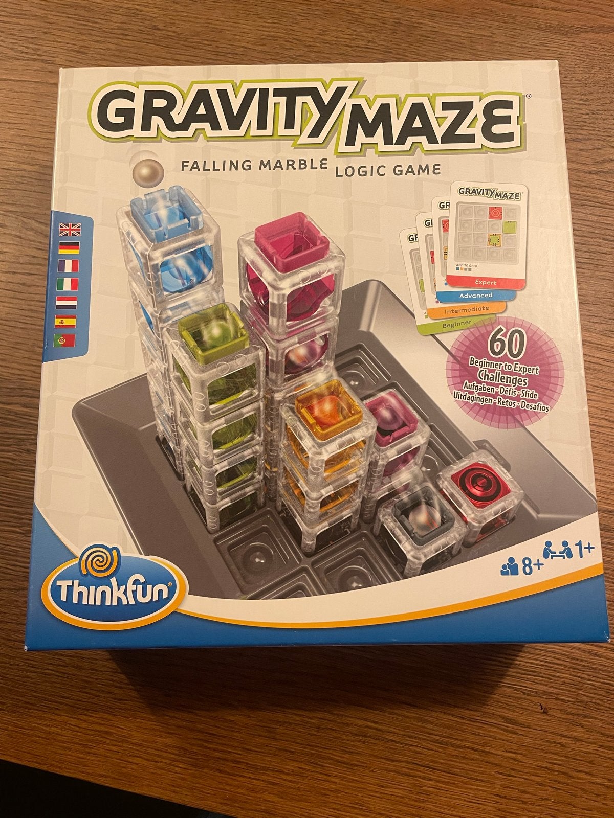 Gravity Maze: Falling Marble Logic Game van Thinkfun, Een of twee spelers, Ophalen of Verzenden, Zo goed als nieuw