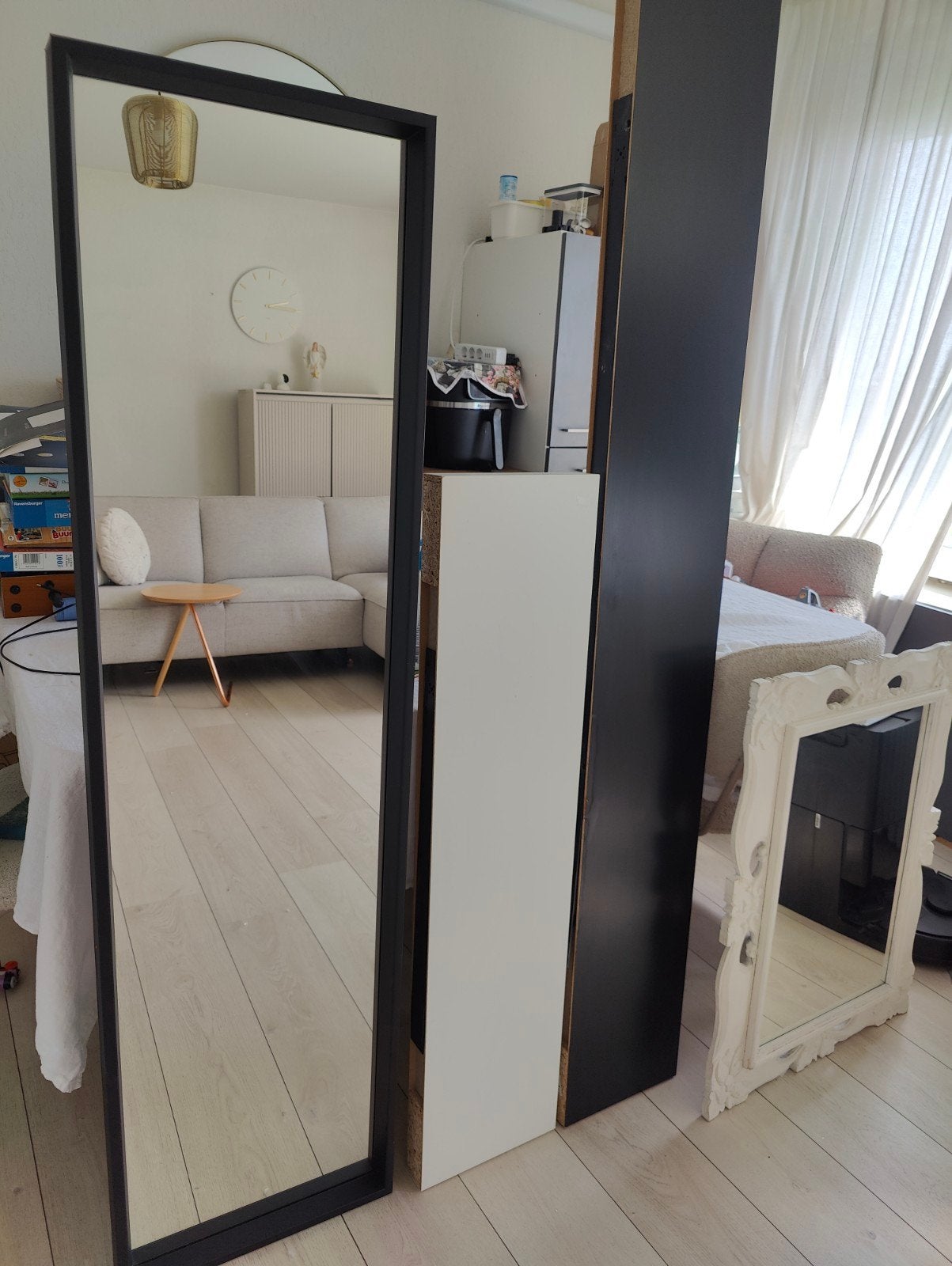 Selves, spiegels, Huis en Inrichting, Woonaccessoires | Spiegels, Ophalen of Verzenden, Rechthoekig, Minder dan 50 cm, Minder dan 100 cm