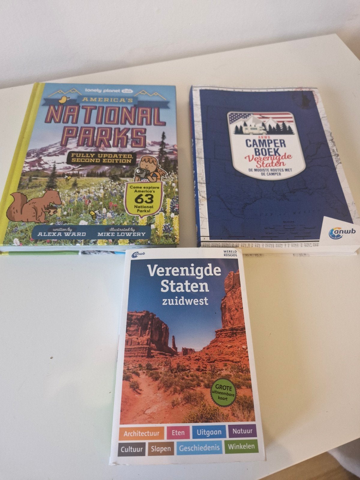 Reisgidsen USA Zuidwest: Lonely Planet & ANWB (3 boeken), Ophalen