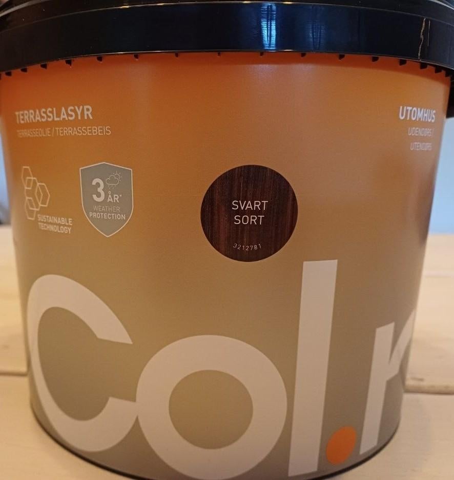 Col.R Beits (zwart) 3 liter emmer(s), Ophalen, Zwart, Nieuw, Beits