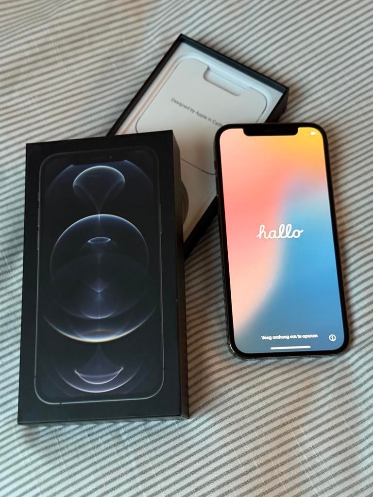 Apple iPhone 12 Pro 128 GB Graphite 84% in nieuwstaat, Ophalen, 128 GB, IPhone 12 Pro, Zo goed als nieuw