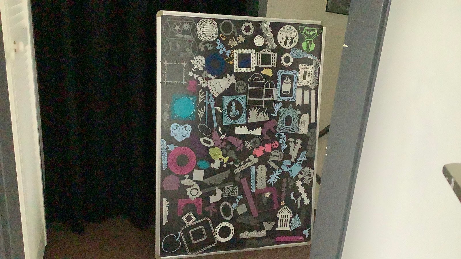 Veel snijmallen op magneetborden zie alle fotos in 1 koop, Hobby en Vrije tijd, Kaarten | Zelf maken, Ophalen, Overige thema's
