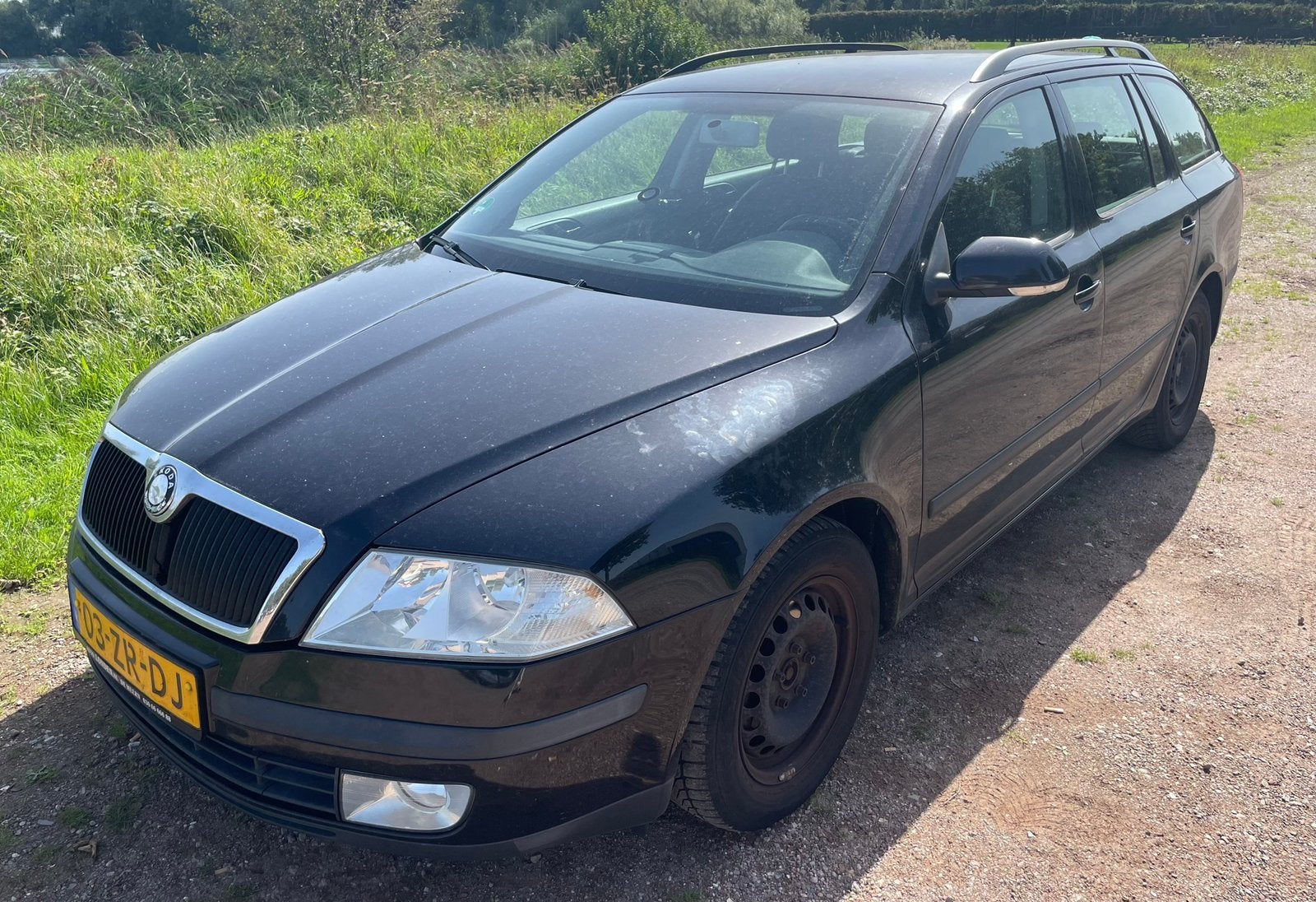 Skoda Octavia 1.6 Combi FSI 85KW 2008 Zwart, Auto's, Voorwielaandrijving, 15 km/l, Zwart, 4 cilinders