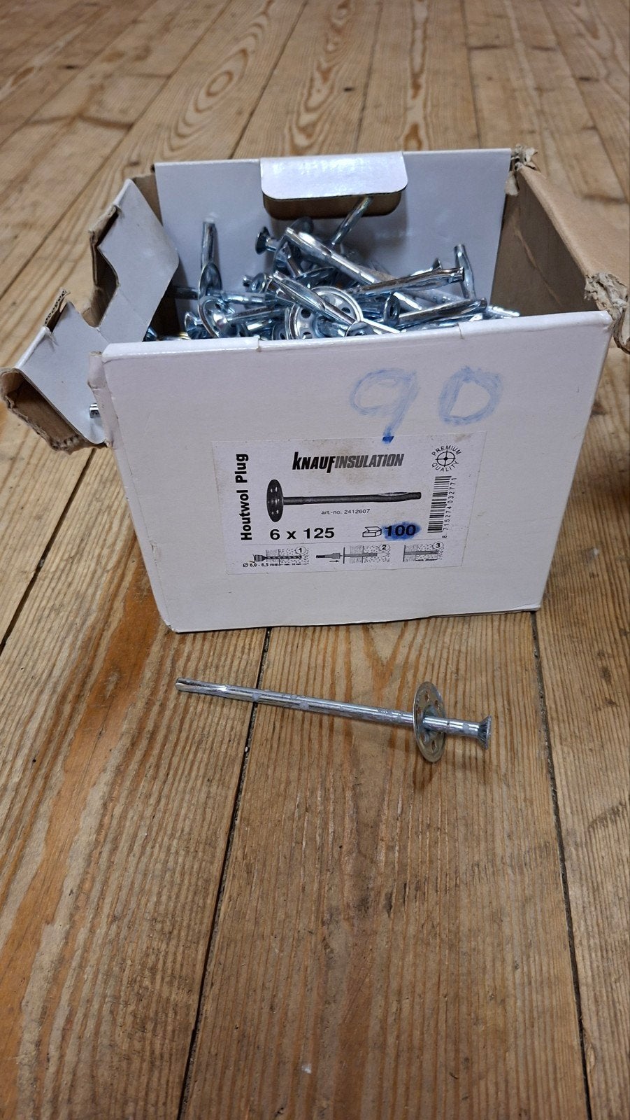 Issolatie pluggen 6 x 125, Ophalen of Verzenden, Nieuw, 50 tot 100 mm, Pluggen