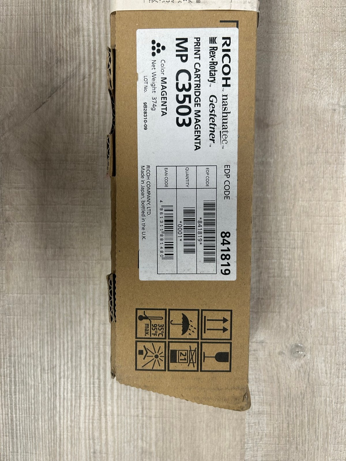 Ricoh MP C3503 Magenta Print Cartridge Toner, Ophalen of Verzenden, Nieuw, Toner