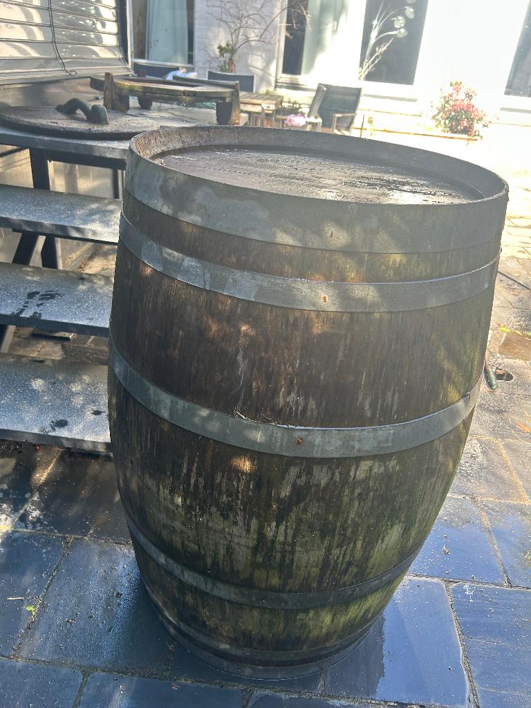 Regenton, Tuin en Terras, 150 liter of meer, Ophalen, Gebruikt, Hout