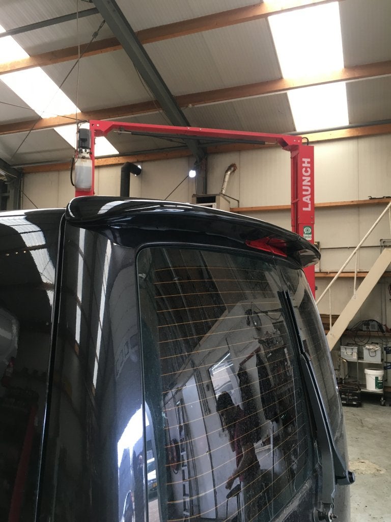 VW T5 T6 Klepspoiler in zwart, Niet ingevuld, Niet ingevuld, Niet ingevuld