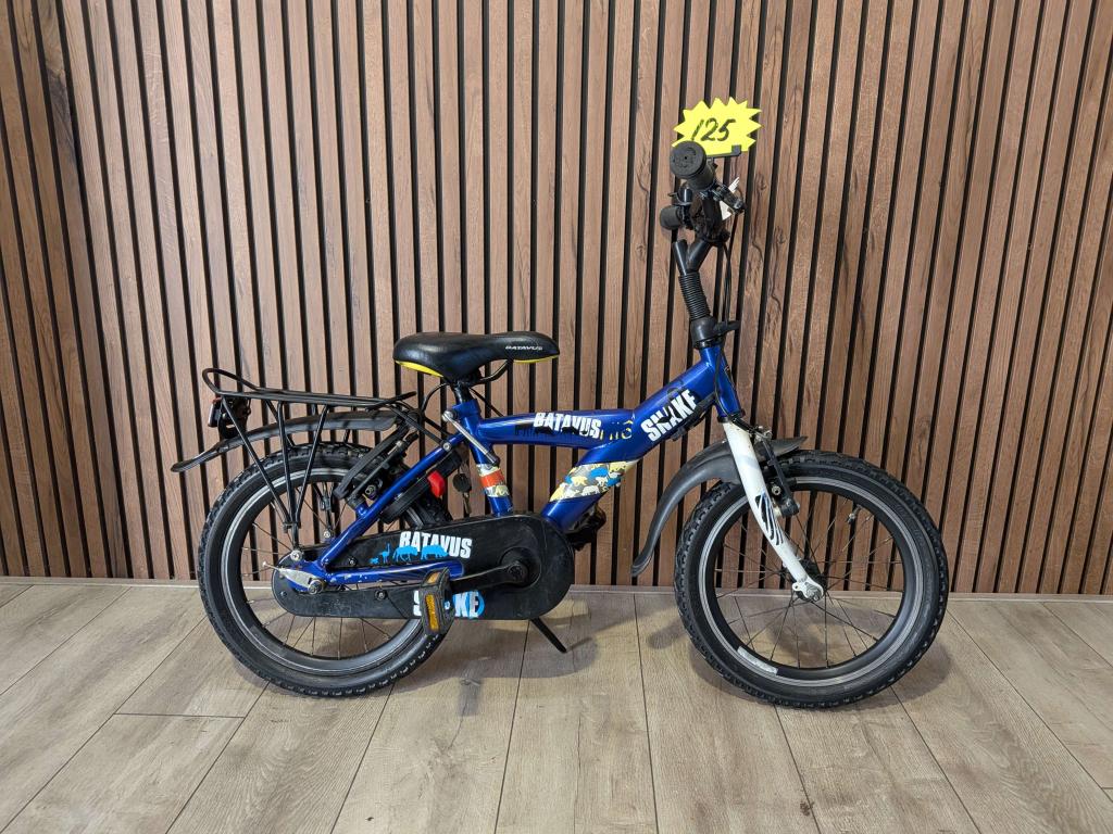 Batavus Snake 16 inch jongensfiets, Fietsen en Brommers, Fietsen | Jongens, Terugtraprem, Gebruikt, Handrem, 16 inch