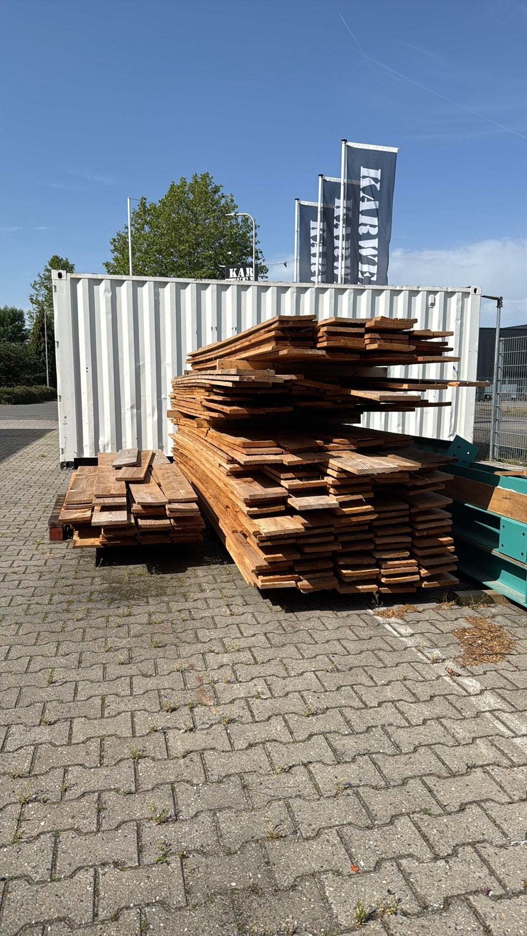 Grote partij gebruikte douglas planken 22x200mm - Rijssen, Ophalen, Gebruikt, Minder dan 25 mm, 200 tot 250 cm