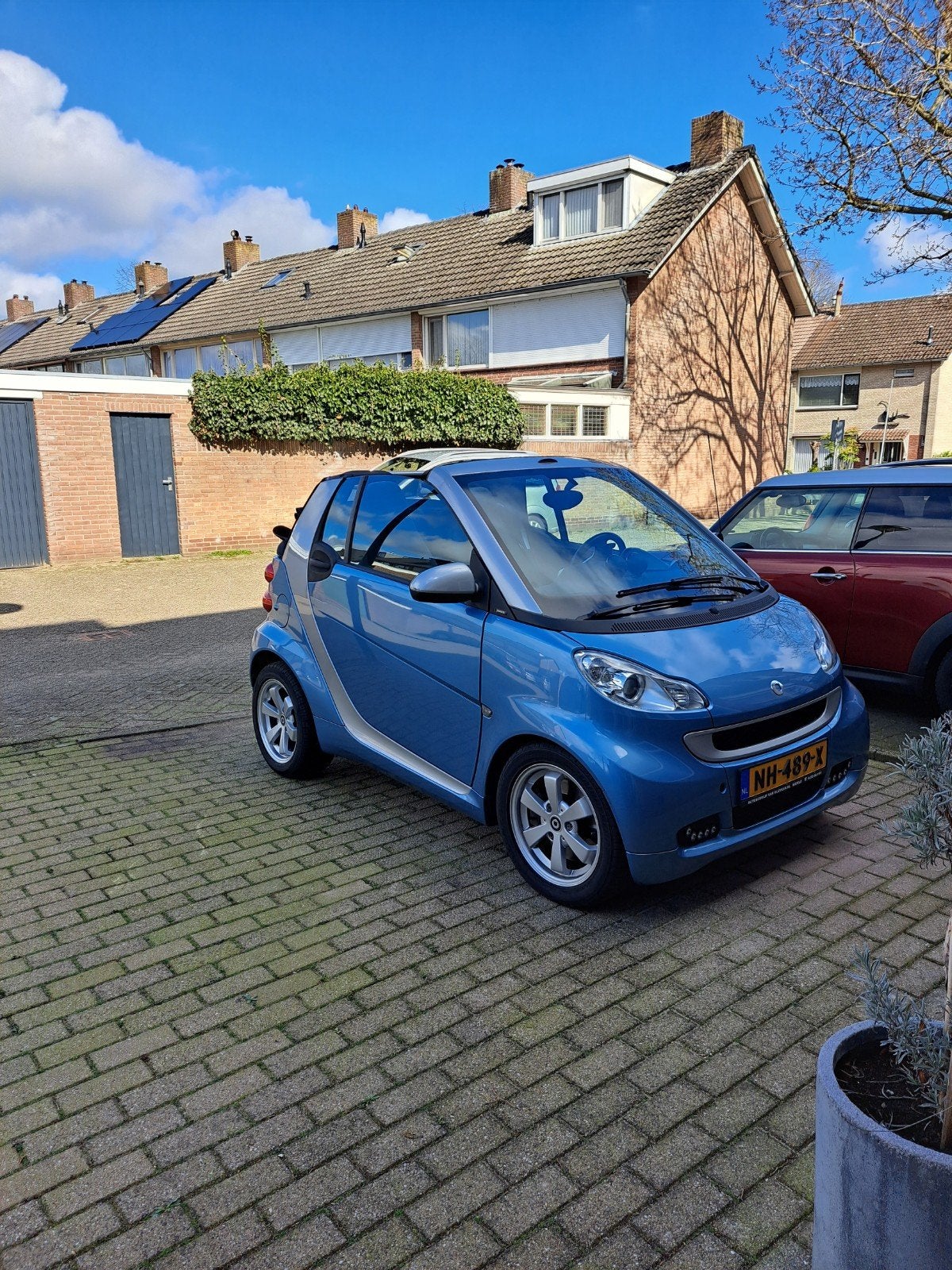 Smart ForTwo 1.0 52KW Cabrio MHD AUT 2011 Grijs, Auto's, Automaat, Achterwielaandrijving, 755 kg, 23 km/l