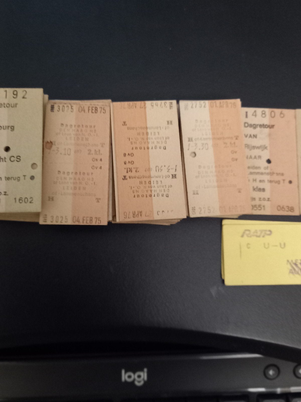 Heel veel Treinkaartjes . Gebruikt., Eén persoon, Trein, Nederland, Overige typen