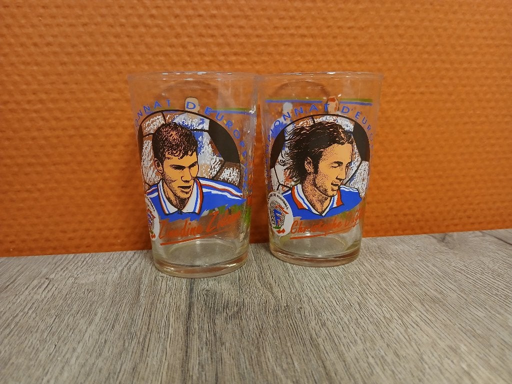 Voetbalglazen EK 1996, Verzamelen, Sportartikelen en Voetbal, Ophalen of Verzenden, Zo goed als nieuw, Buitenlandse clubs, Overige typen