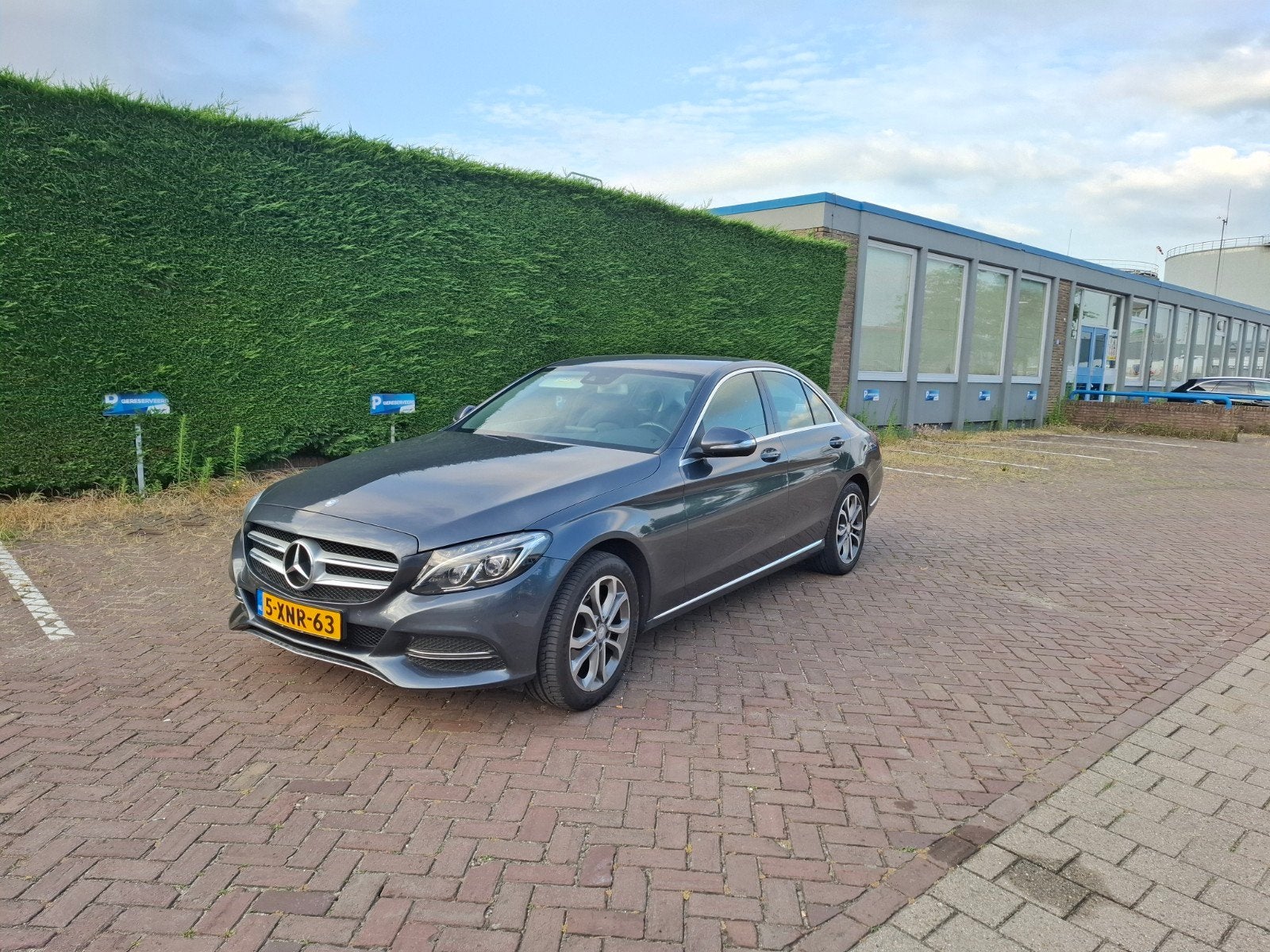 Mercedes-Benz C-Klasse C180 .115KW Aut7 2014 Grijs, Auto's, Mercedes-Benz, 1325 kg, 1800 kg, Zwart, Particulier