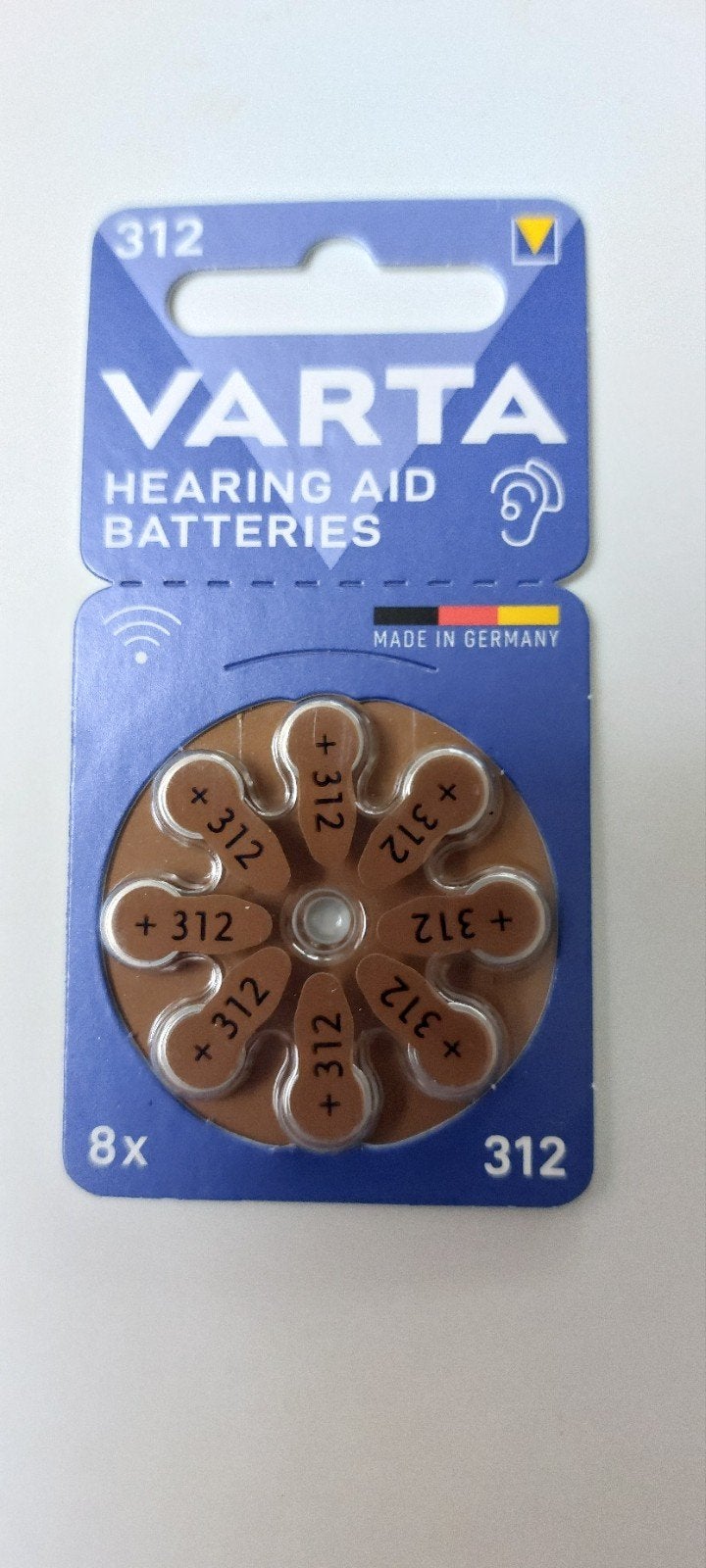 Varta gehoorapparaat batterijen type 312 (8 stuks) 12 pakjes, Ophalen of Verzenden, Nieuw