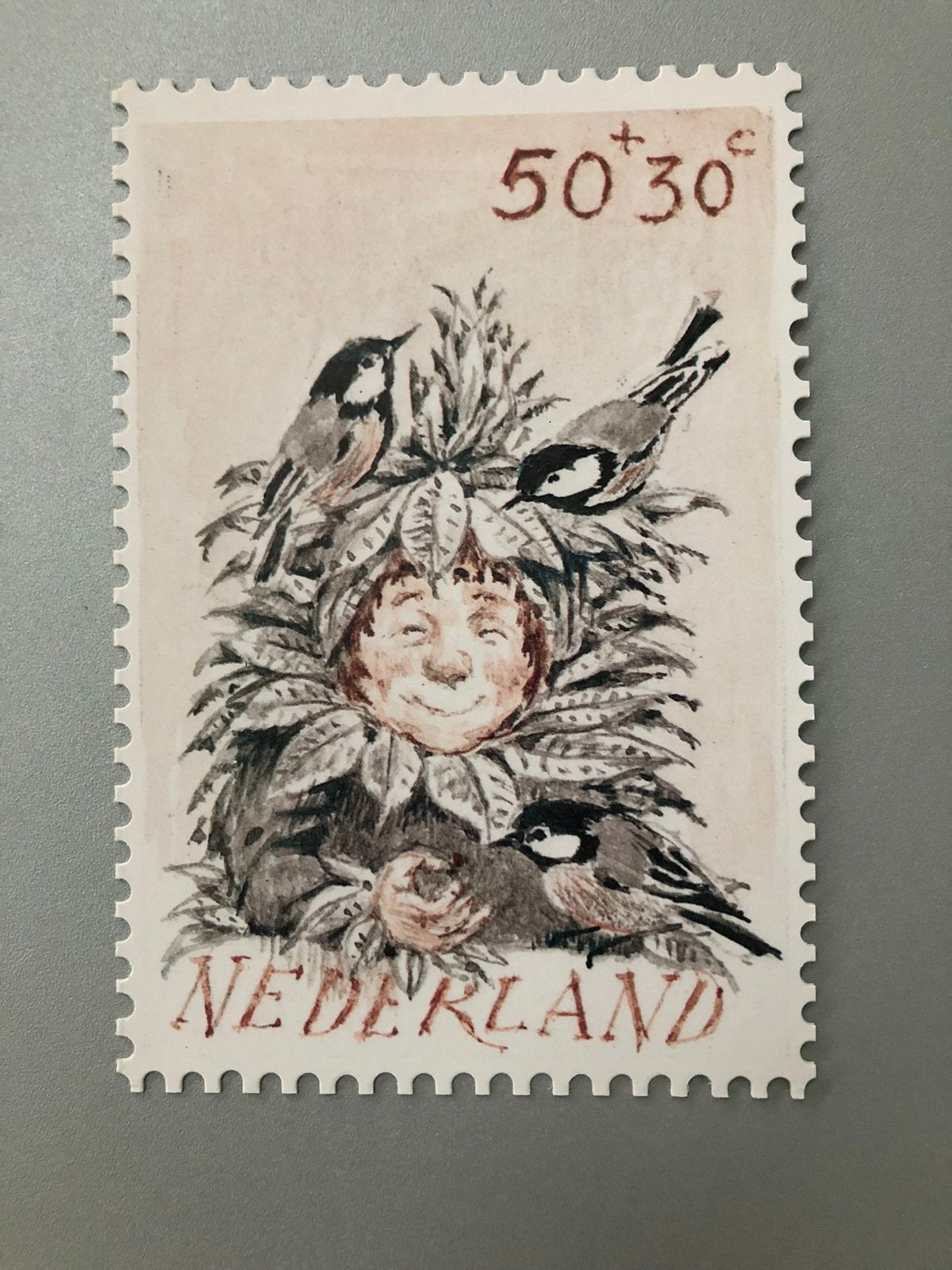 Bedankkaart kinderpostzegels actie 1982 Nederland., Ophalen of Verzenden