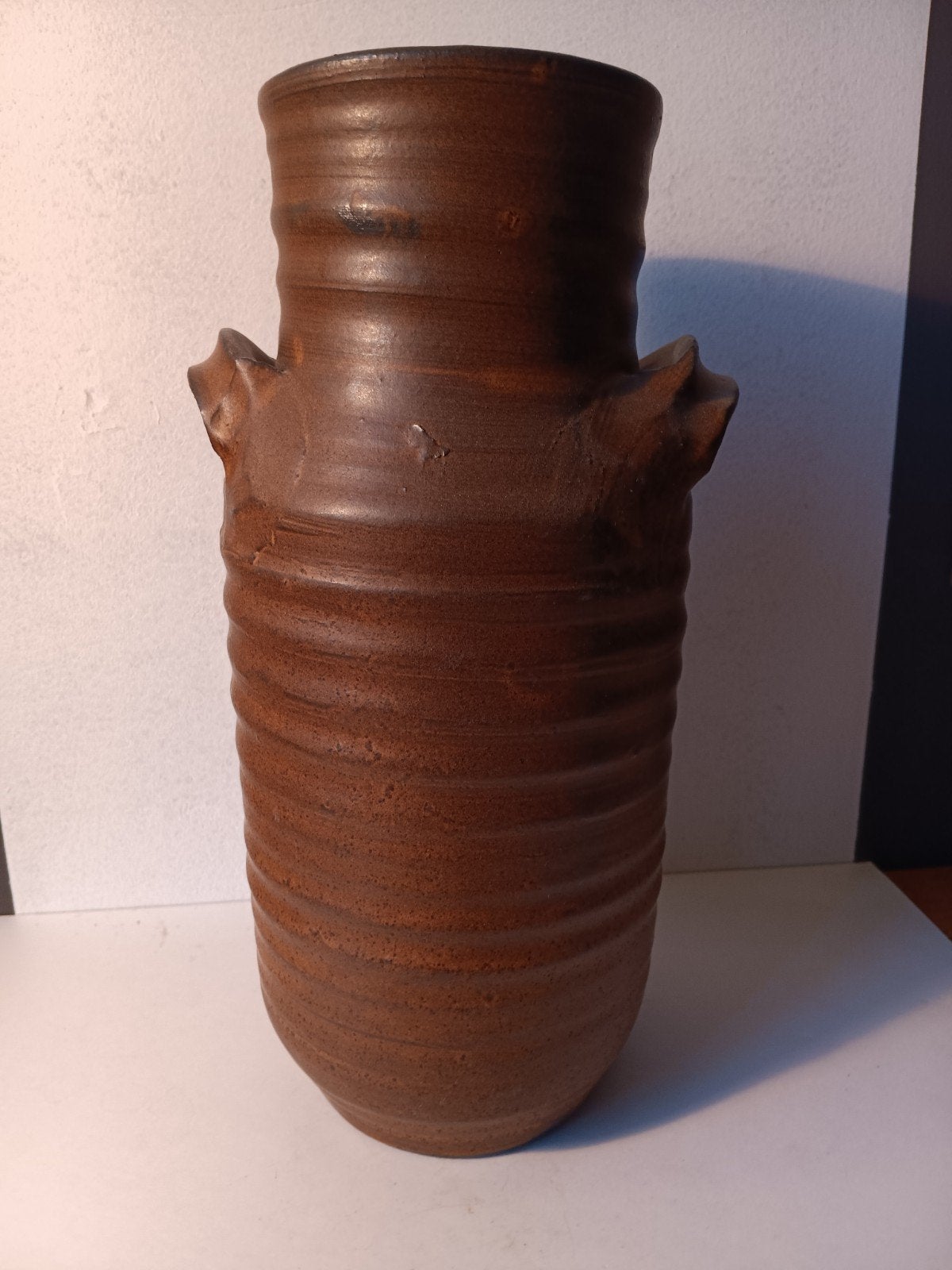 Prachtige retro vaas gesigneerd J. de Graaf, 31 cm, Ophalen of Verzenden