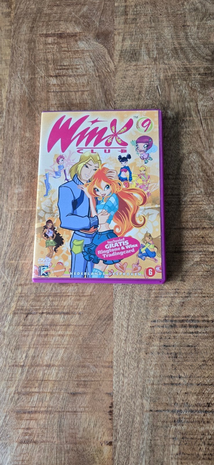 Winx Club DVD - Seizoen 1 Deel 9 + Gratis Kaartspel, Gebruikt, Animatie, Tv-serie, Vanaf 6 jaar