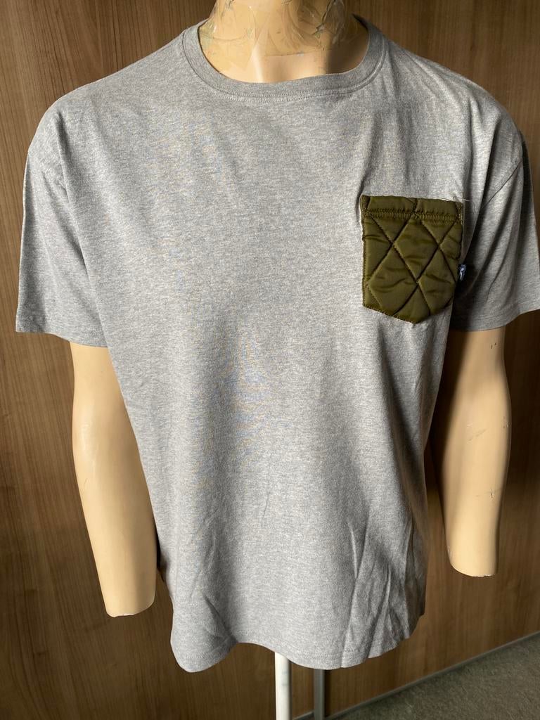 Grijs Denham shirt mt. L/XL, Maat 52/54 (L), Ophalen of Verzenden, Zo goed als nieuw, Grijs