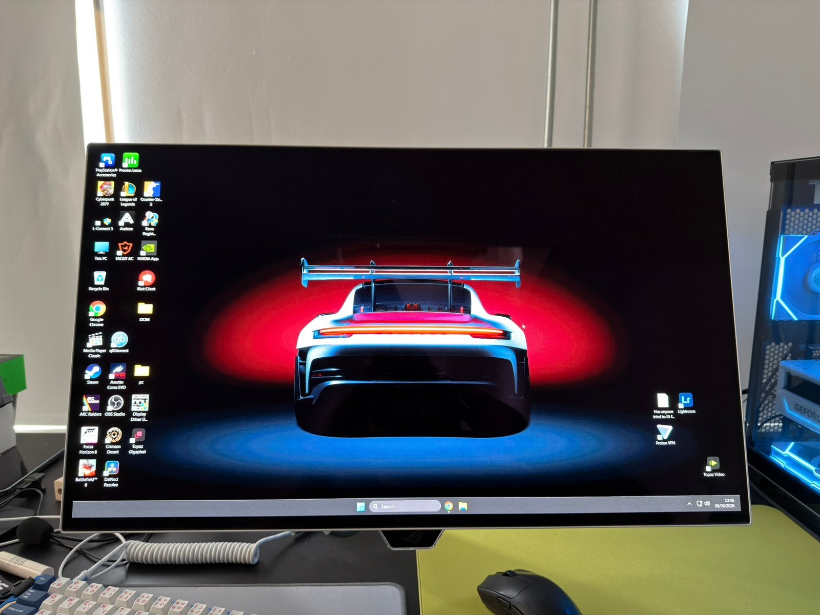 Asus ROG SWIFT OLED PG27AQWP-W 540Hz, Zo goed als nieuw, Overige typen, Quad HD (2K), 201 Hz of meer