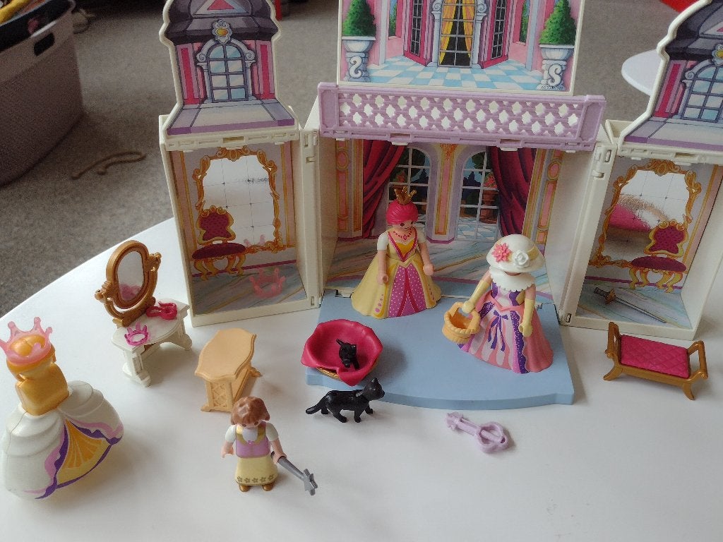 PLAYMOBIL (MEENEEM)  PRINSESSENHUIS, Ophalen, Gebouw, Complete set, Zo goed als nieuw