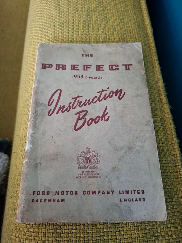 Ford Prefect Instructieboek 1953 - Origineel, Ophalen of Verzenden