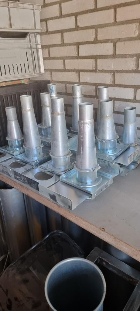Tien schuiven met diameter 80 mm met verloop naar 50 mm, Ophalen of Verzenden, Afzuiger