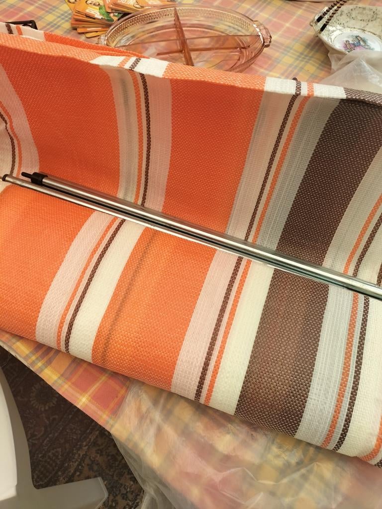 Vintage windscherm oranje, Ophalen, Gebruikt