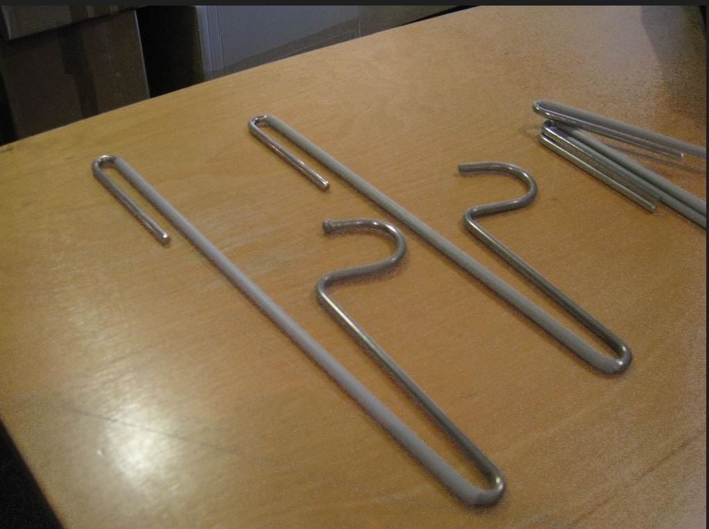 metalen kleerhangers, Ophalen, Zo goed als nieuw, Eenpersoons