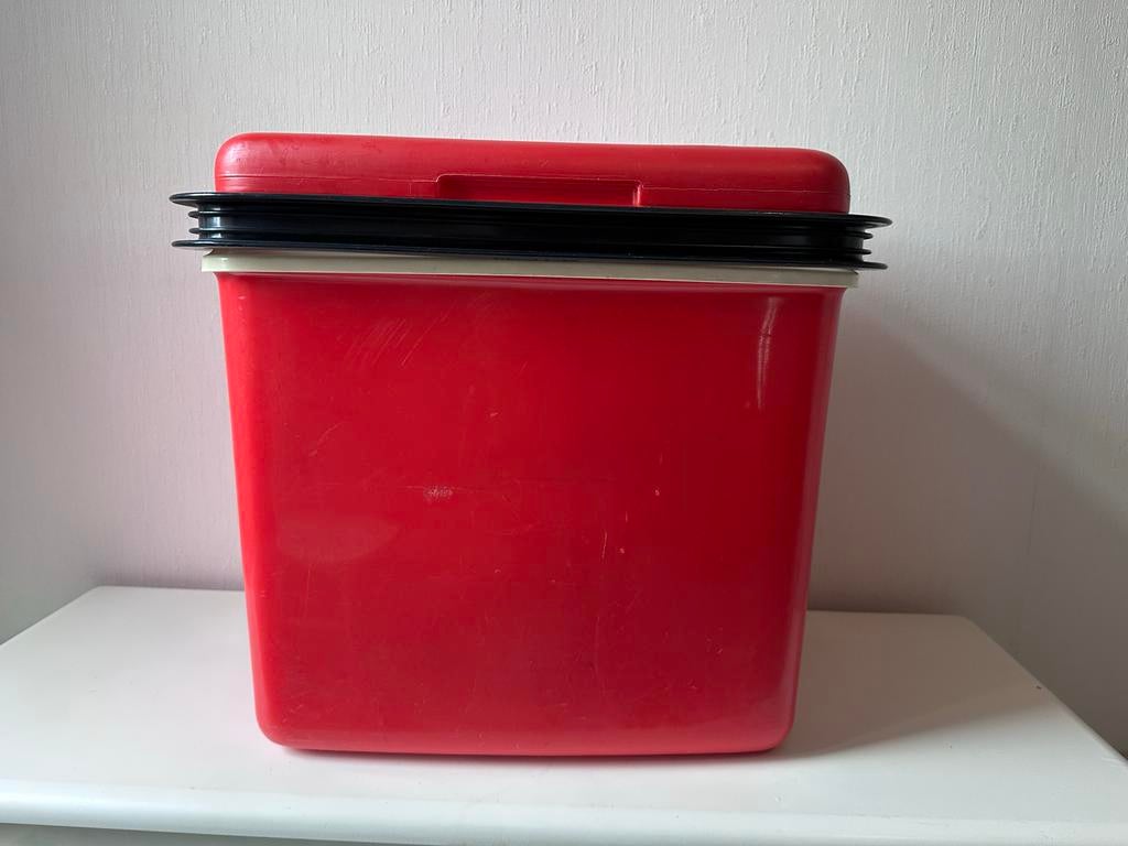 Curver retro koelbox met 3 koelelementen, Caravans en Kamperen, Ophalen of Verzenden, Gebruikt, Koelbox, Koelelement