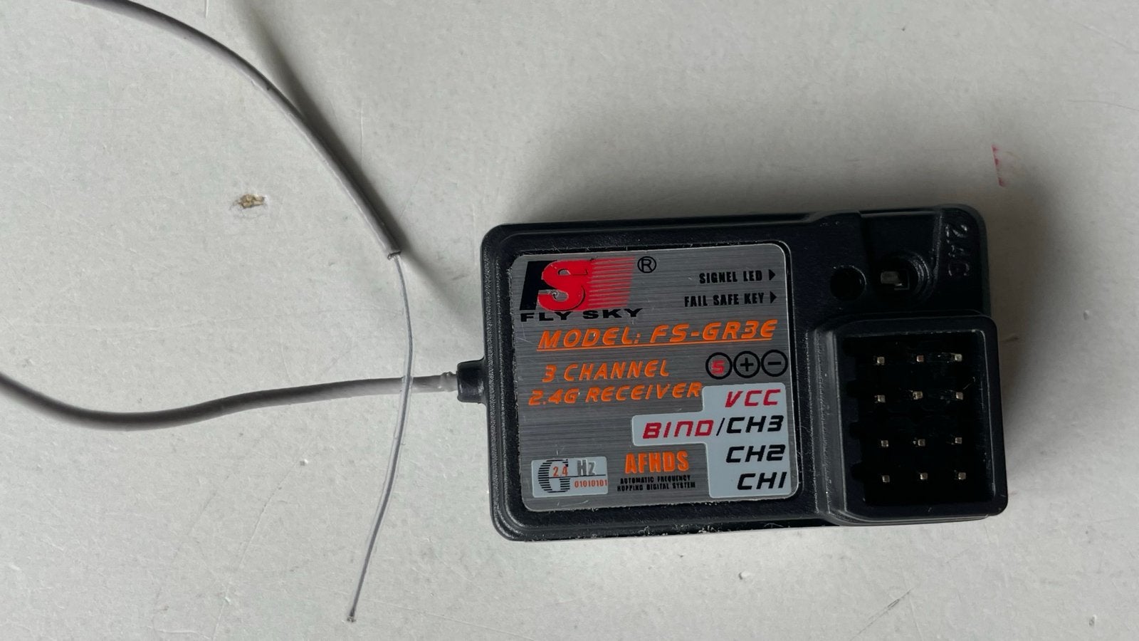 Fly Sky FS-GR3E 3-kanaals 2.4G ontvanger, Ophalen, Nieuw