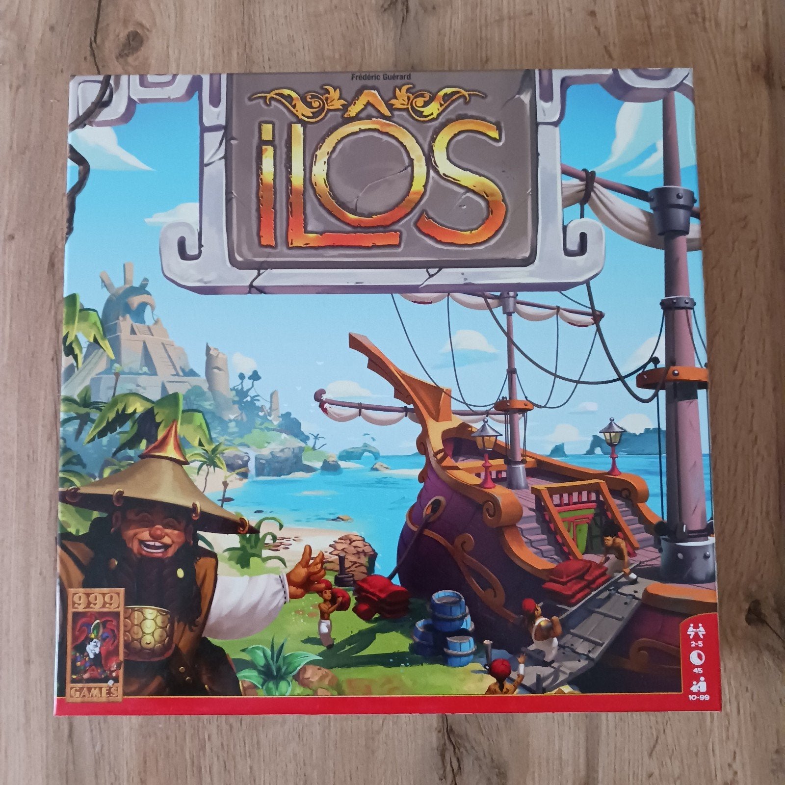 Nr 67) ILOS Bordspel - Strategisch eilandontdekkingsspel, Hobby en Vrije tijd, Een of twee spelers, Ophalen of Verzenden, Zo goed als nieuw