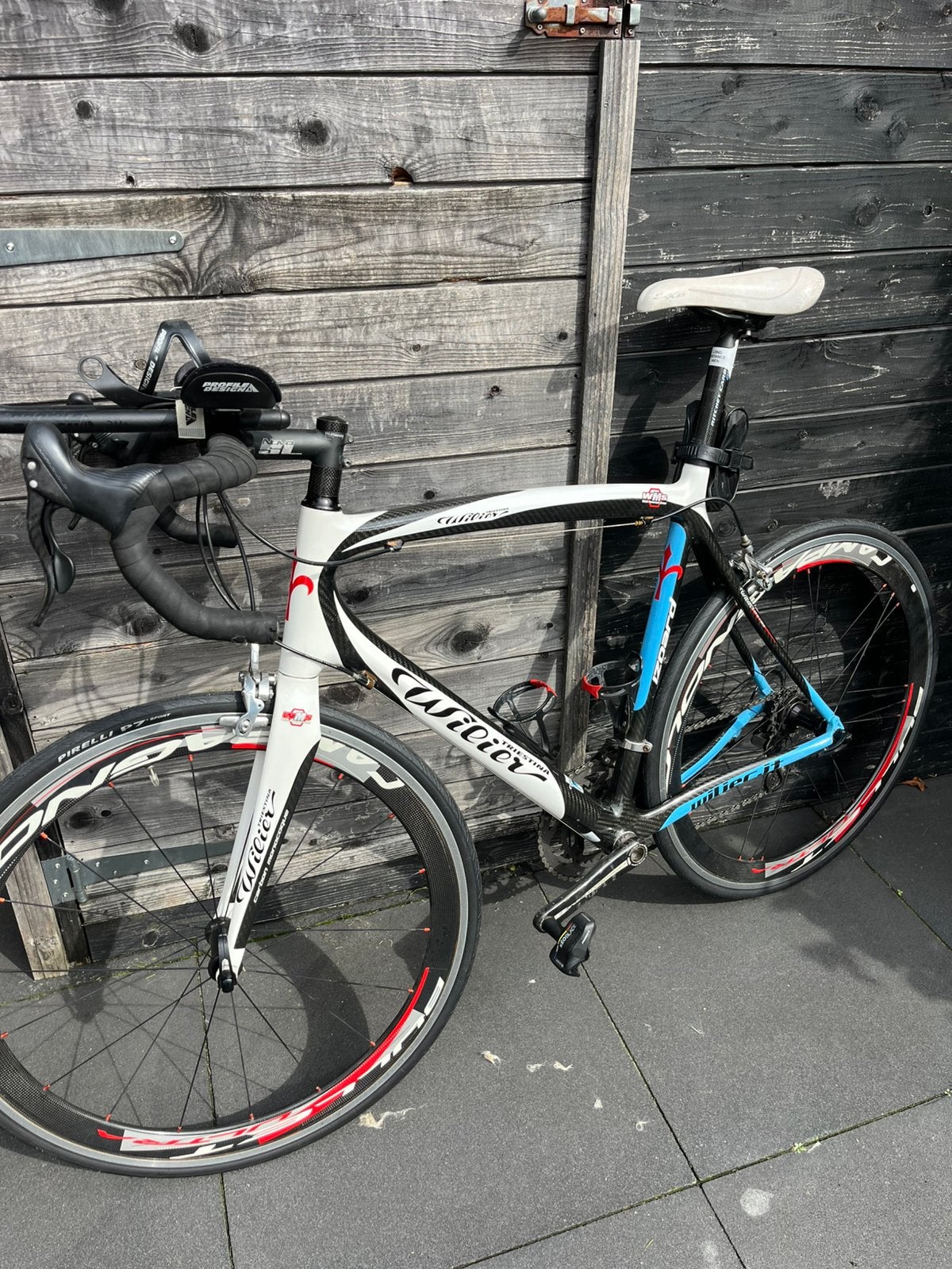 Triatlon fiets Wilier Triestina, 28 inch, Carbon, Zo goed als nieuw, 57 tot 61 cm