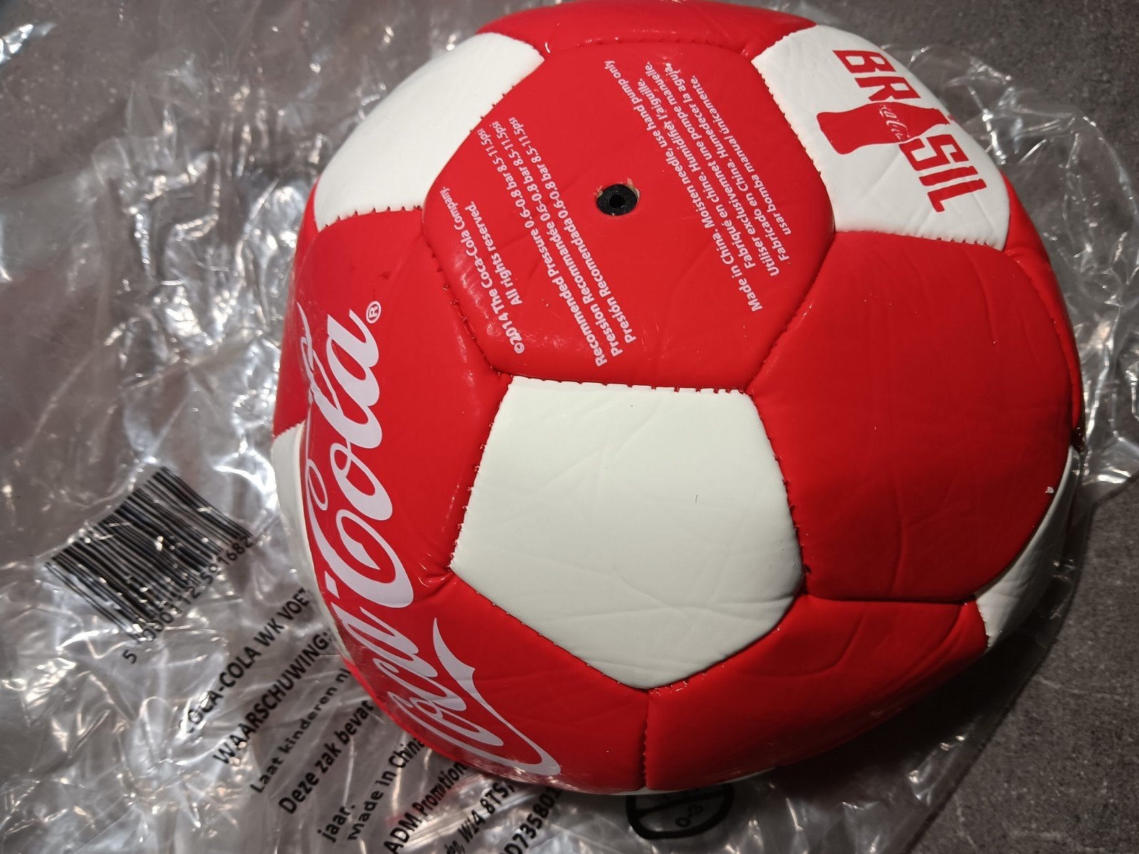 Nieuwe Coca-Cola WK Voetbal Brazilië 2014 met naald, Ophalen, Nieuw, Bal