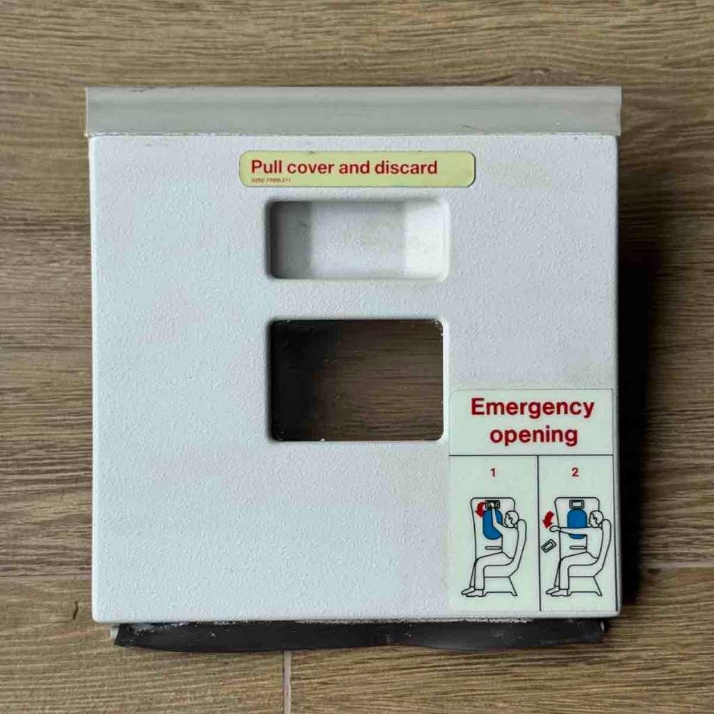 Airbus A320 emergency exit hatch cover, Ophalen of Verzenden, Zo goed als nieuw, Overige typen