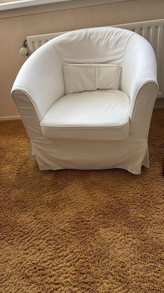 2 Ikea fauteuils, Huis en Inrichting, Fauteuils, Ophalen, Gebruikt, Minder dan 75 cm, Stof