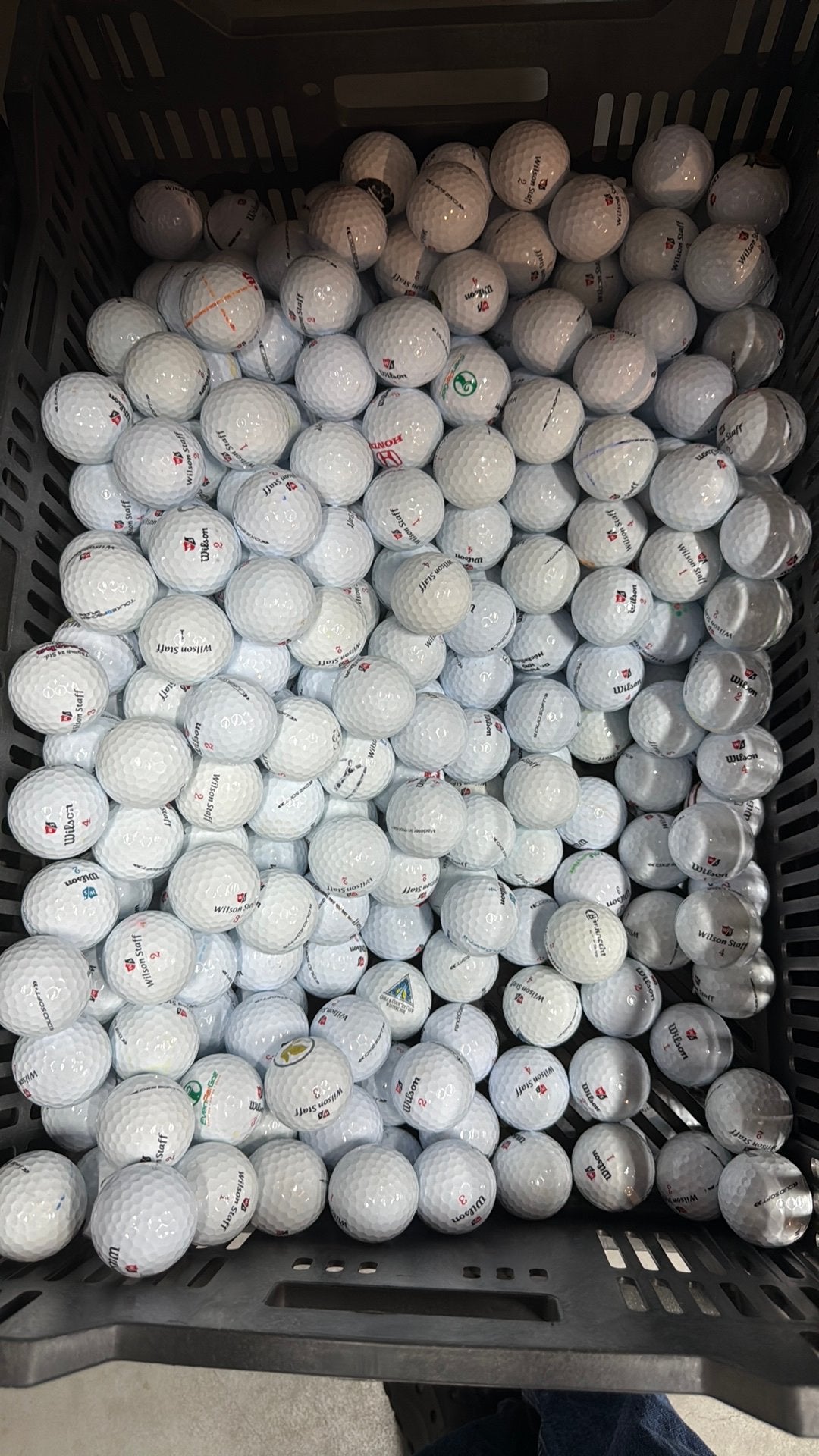 Wilson staff dx2 stoft golfballen AAAA kwaliteid 100 stuks, Sport en Fitness, Golf, Ophalen of Verzenden, Zo goed als nieuw, Bal(len)