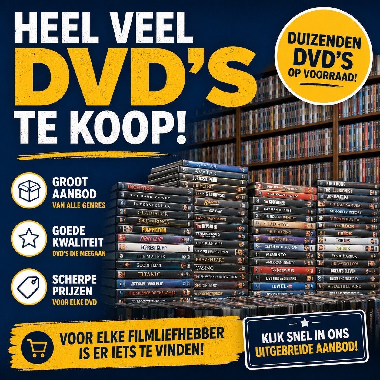 DVD's Tekoop honderden titels Films series box sets Dvd Film, Alle leeftijden, Ophalen of Verzenden, Gebruikt