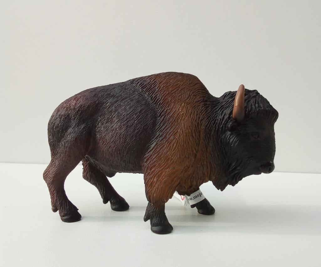 Amerikaanse Buffalo of Bizon - Modelfiguur - Mojo, Verzamelen, Dierenverzamelingen, Ophalen of Verzenden, Nieuw, Wild dier, Beeldje of Figuurtje