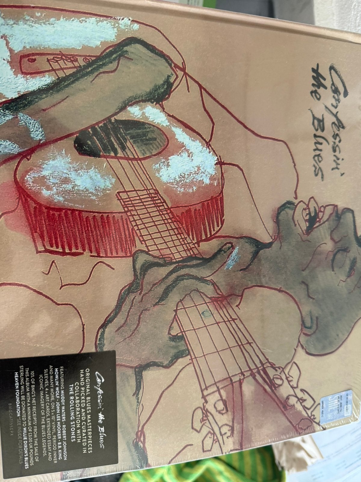 5 lp box Confessin' The Blues samenwerking rolling stones, 1960 tot 1980, Ophalen of Verzenden, Zo goed als nieuw, 12 inch