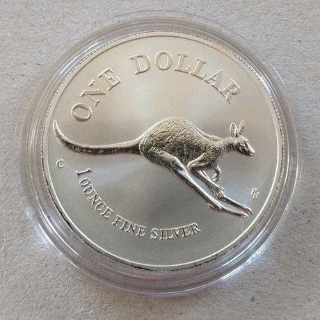1 oz Zilver Kangaroo munt (RAM) van 1994 uit Australië, Ophalen of Verzenden, Zilver