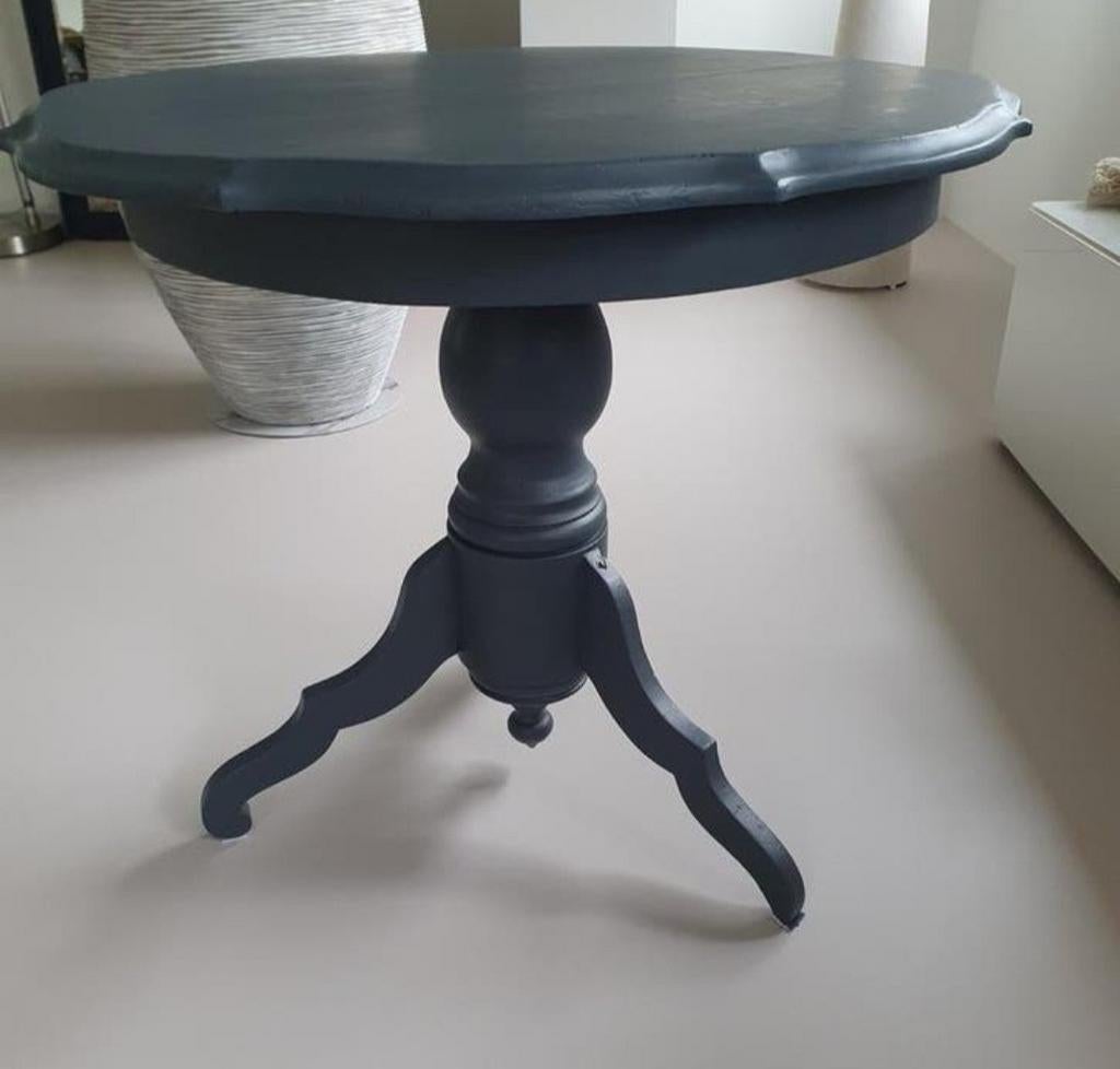 Prachtige vintage bolpoot tafel, Ophalen of Verzenden