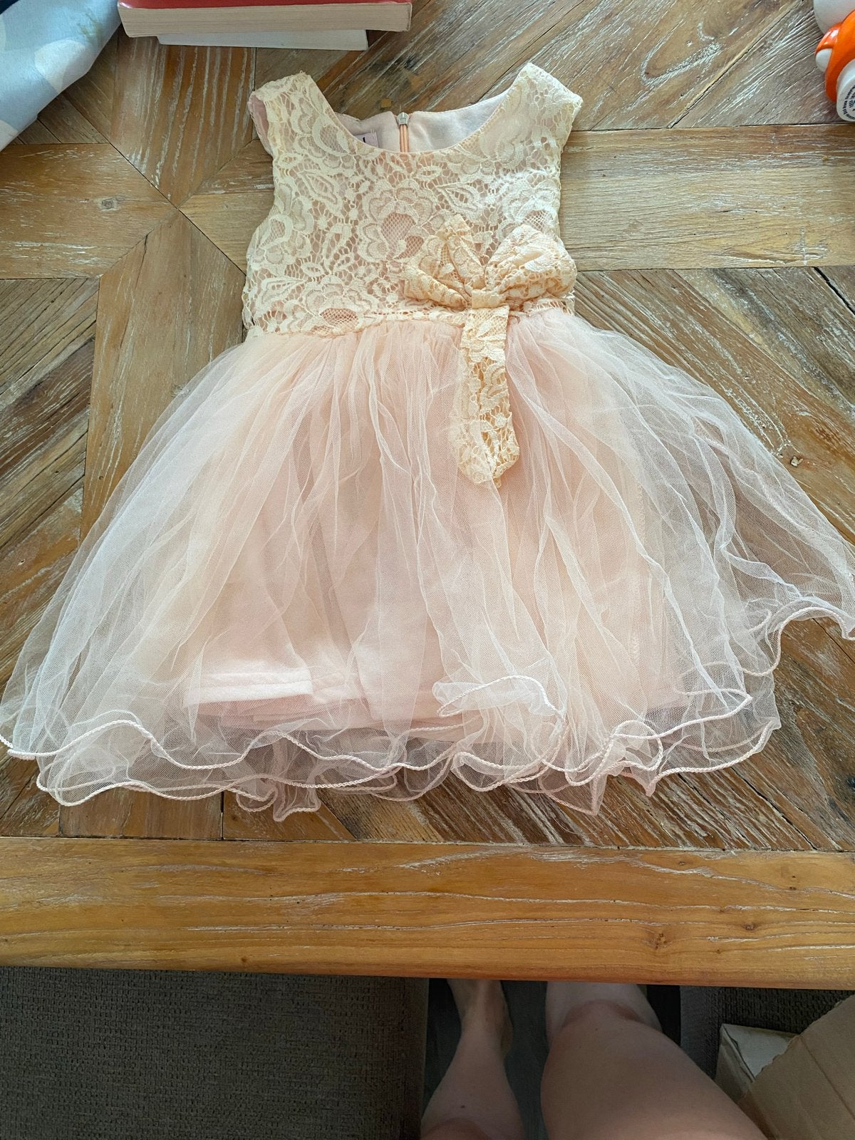 Nieuwe Roze Tule Jurk met Kant voor Meisjes (feestjurk), Ophalen of Verzenden, Nieuw, Meisje