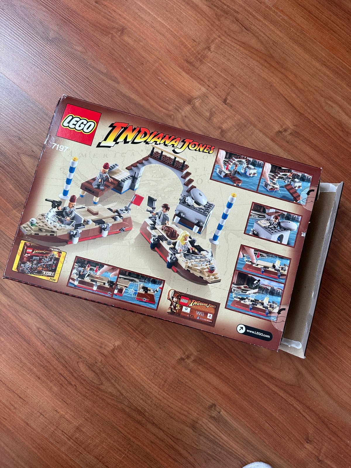 LEGO Indiana Jones 7197 Venetië Kanaal Achtervolging, Gebruikt, Overige thema's, Lego, Ophalen of Verzenden