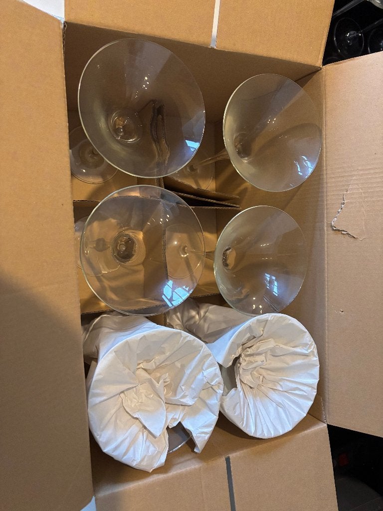 Set mooie glazen (6 cocktail, 6 wijn, 6 champagne), Huis en Inrichting, Keuken | Servies, Ophalen, Glas of Glazen, Overige stijlen