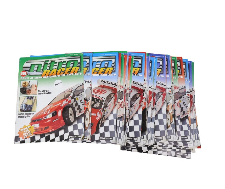 Documentatie nitro rc racer Deagostini Kyosho, Ophalen of Verzenden, Gebruikt, Nitro, Onderdeel