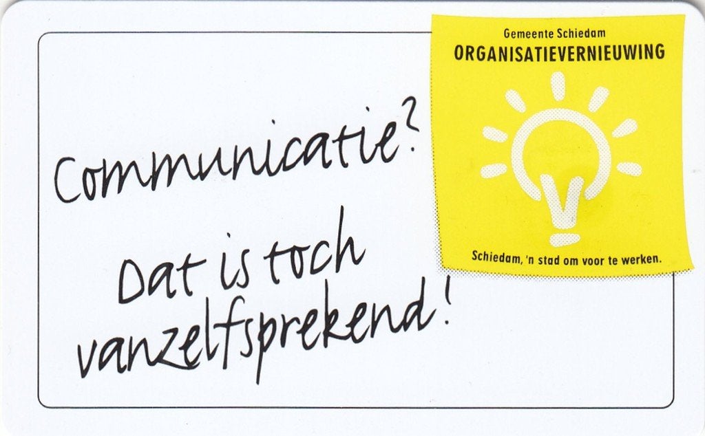 Telefoonkaart CRE173 Schiedam, Organisatievernieuwing, Ophalen of Verzenden, Nederland