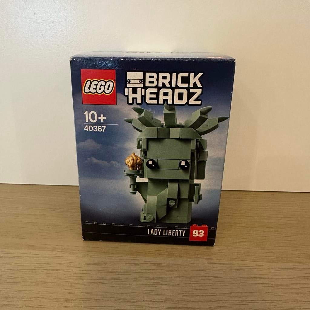 LEGO BrickHeadz 40367 Lady Liberty, Ophalen of Verzenden, Zo goed als nieuw
