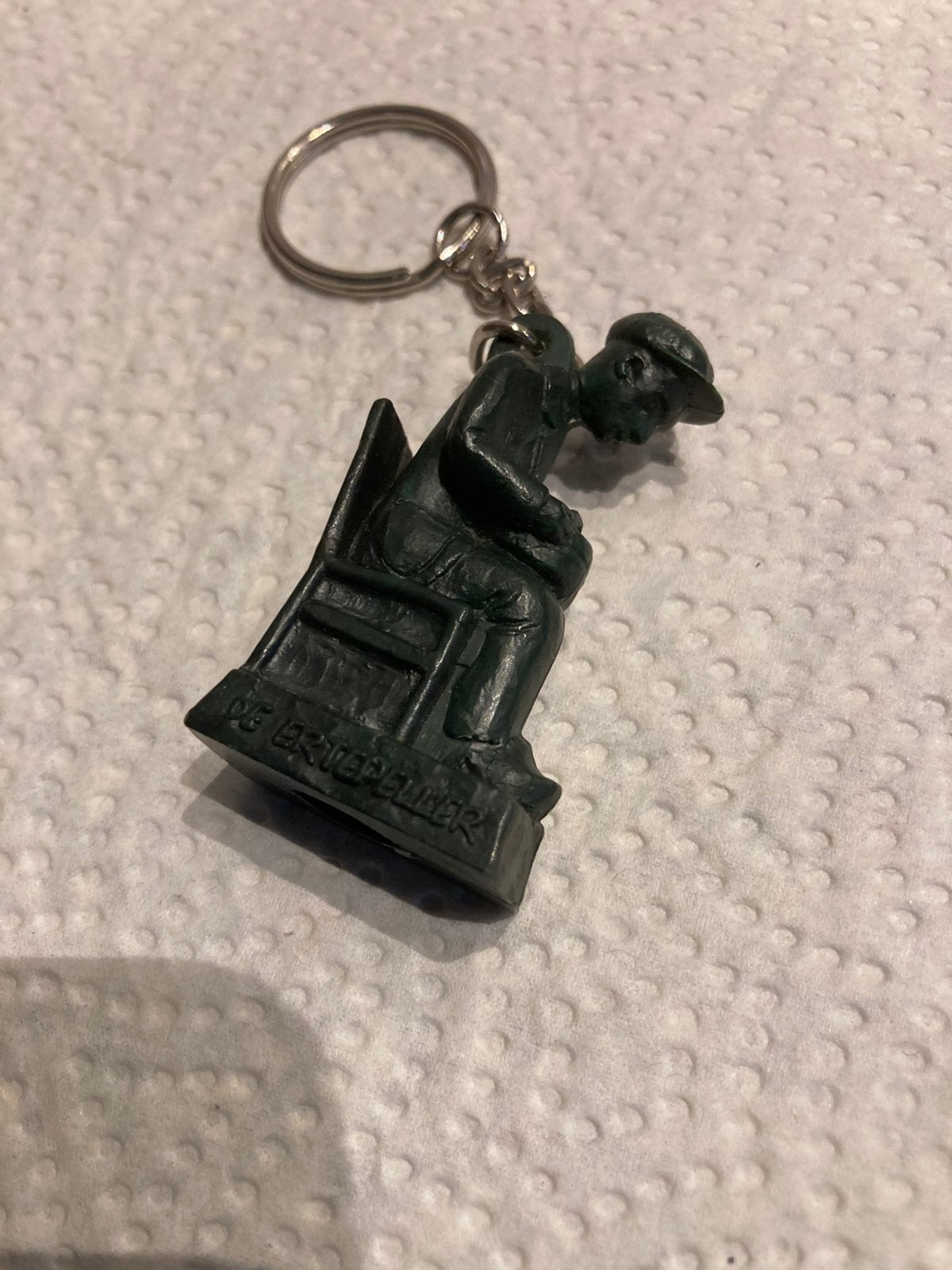 Sleutelhanger denker, Verzamelen, Ophalen of Verzenden, Zo goed als nieuw