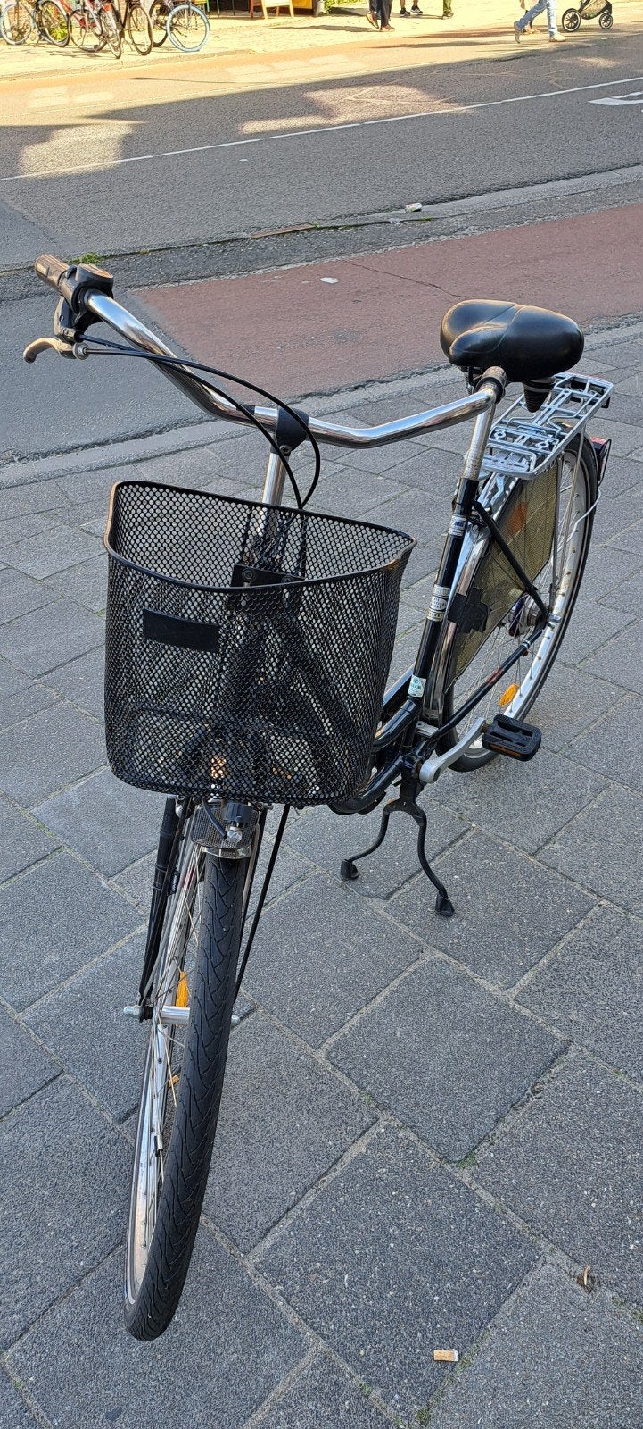 NSU Damesfiets met mand en bagagedrager, Fietsen en Brommers, Ophalen, Gebruikt, Overige merken, (Extra) lage instap