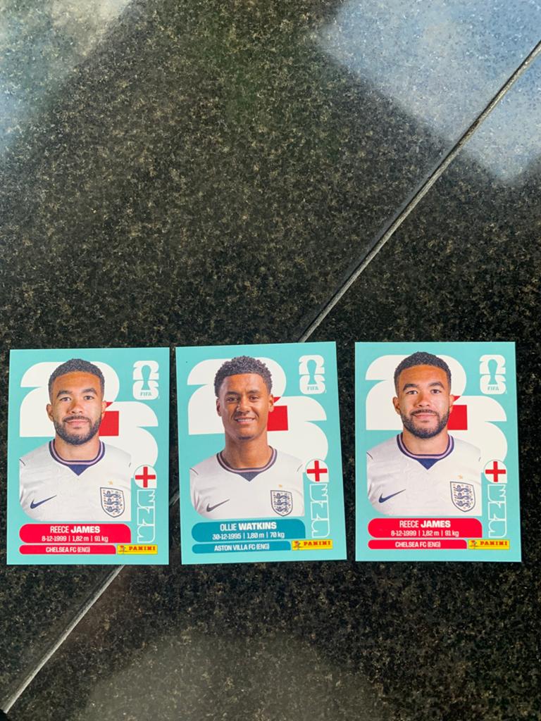 Engeland ( WK 2026 Panini stickers), Ophalen of Verzenden, Zo goed als nieuw, Meerdere stickers